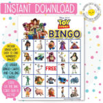 Toy Story Printable Bingo Cards 30 Different Cards Instant