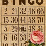 Vintage Bingo Card free printable Bingo Cards Vintage