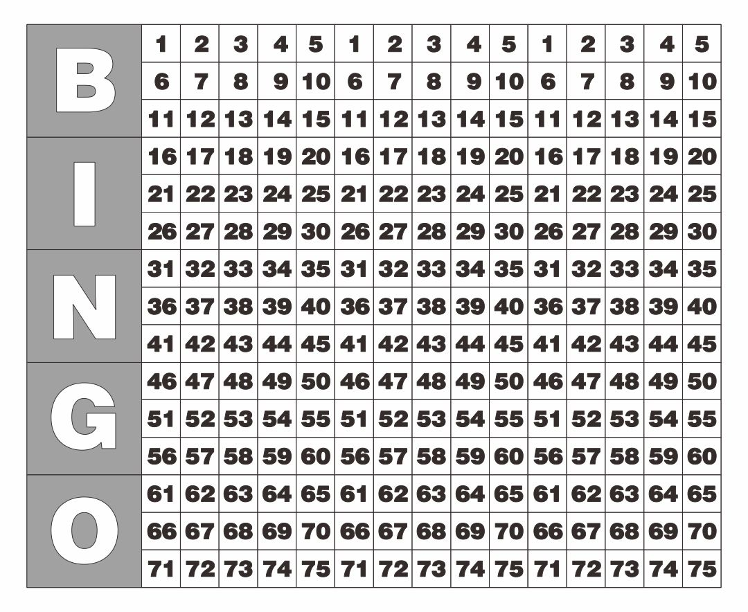 10 Best Printable Bingo Calling Cards Printablee