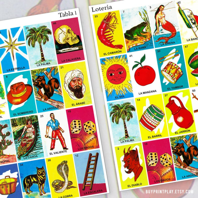 100 Mexican Loteria Cards To Print At Home Loteria