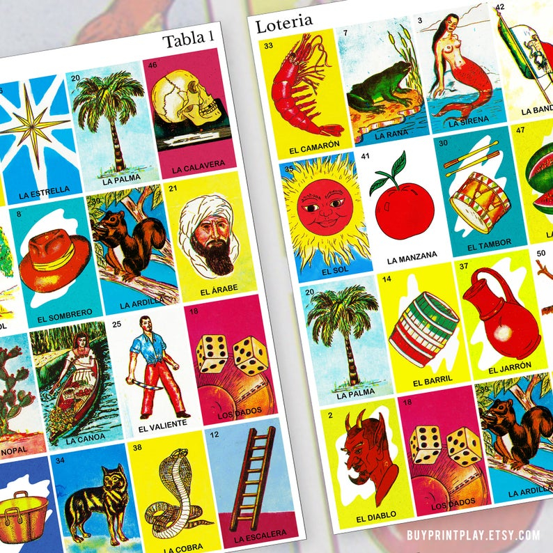 100 Mexican Loteria Cards To Print At Home Loteria 