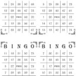 1000 Bingo Cards 4 Per Page Immediate Pdf Download