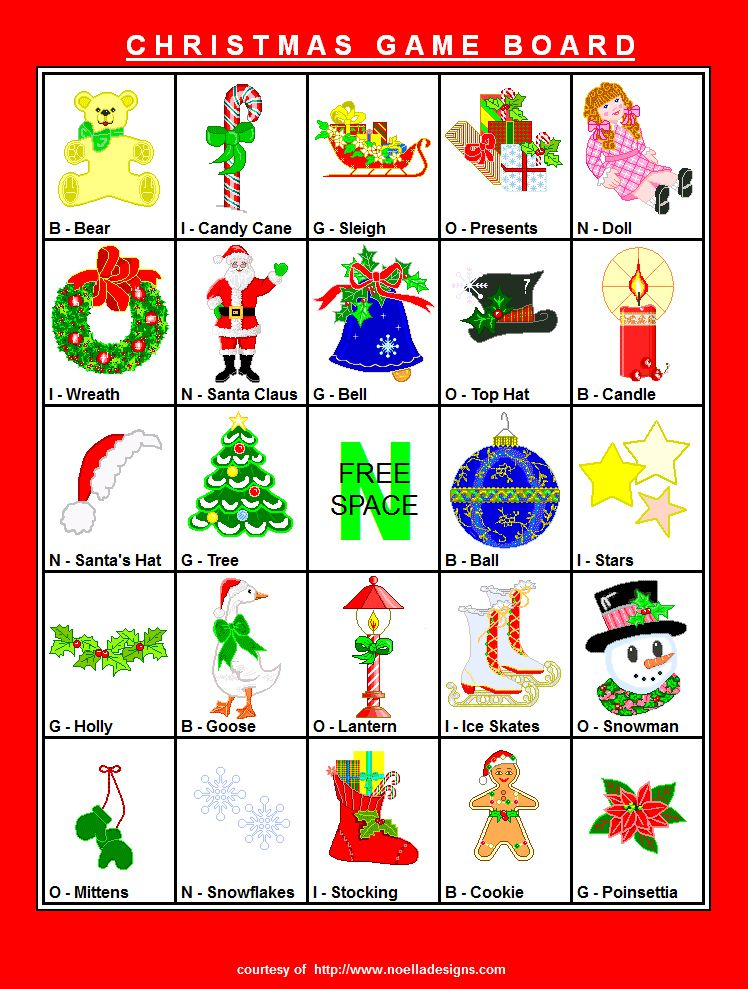 11 Free Printable Christmas Bingo Games For The Family