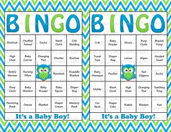 30 Baby Shower Bingo Cards DIY Printable By 