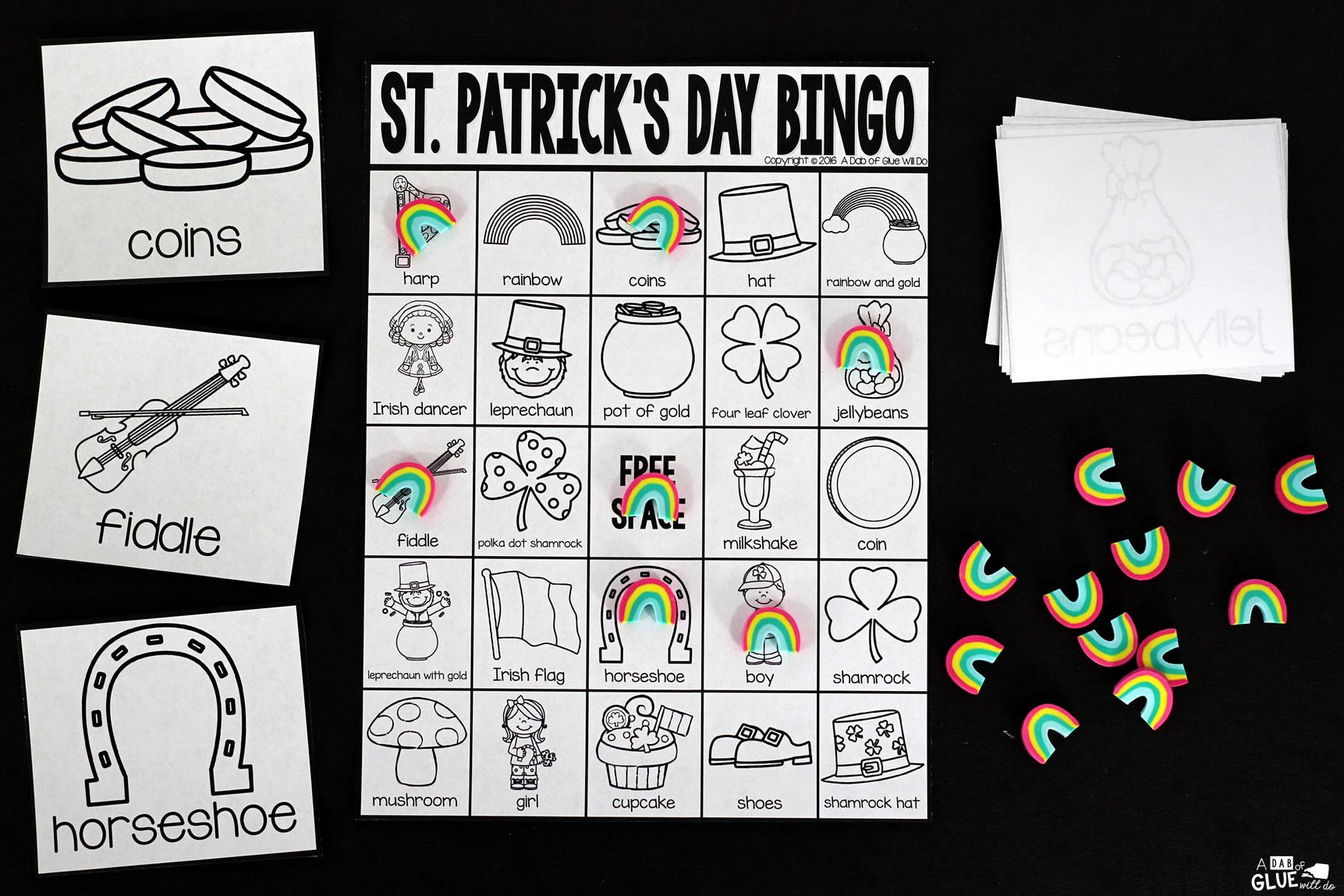 Bingo Sheets For St Patrick S Day Bingo Sheets For St Patrick s Day