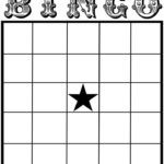 Blank Bingo Card Template In 2020 Bingo Card Template