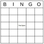 Blank Bingo Template 14 Free PSD Word PDF Vector EPS