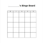 Blank Bingo Template 14 Free PSD Word PDF Vector EPS