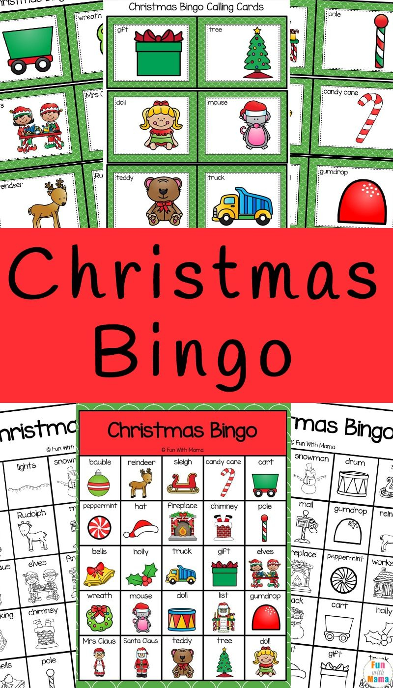 Christmas Bingo Christmas Bingo Cheer Party Christmas 