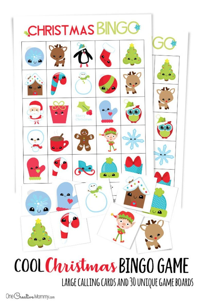 Christmas Bingo Christmas Bingo Christmas Party Games 