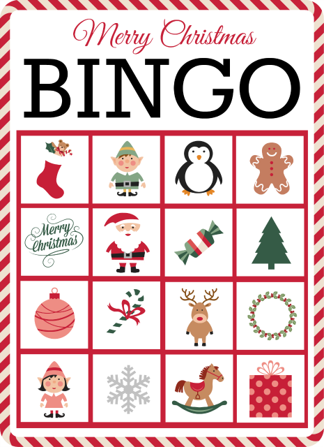 Christmas Bingo Free Printable Grace And Good Eats