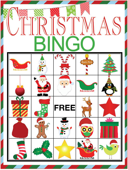 Christmas BINGO Printable Game Our Thrifty Ideas