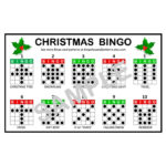 Christmas Holiday BINGO Card Patterns For Really Fun BINGO