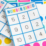 Colorful Number Bingo Card With Images Free Printable