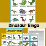 Dinosaur Bingo Printable Game For Kids Fun With Mama