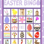 Easter Bingo Game For Kids In 2020 Easter Bingo Bingo