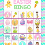 Easter Bingo Printable For Kids Fun Easter Game For Kids
