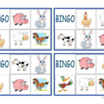 Farm Animals Bingo Printable PrintAll