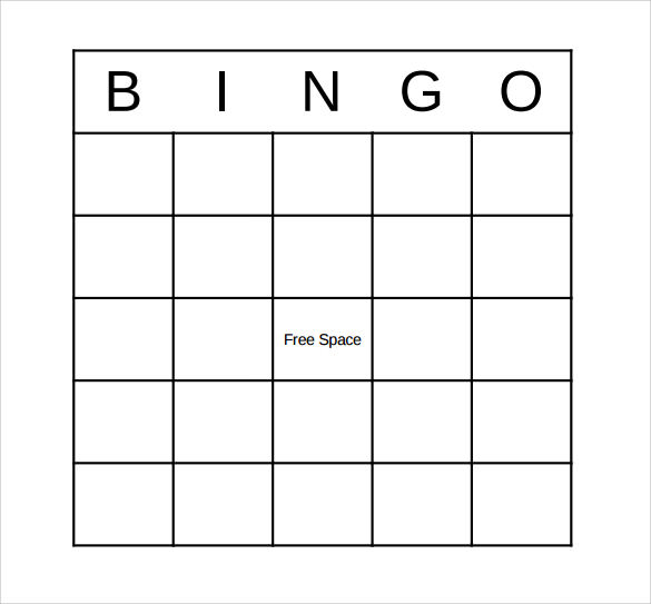 FREE 12 Sample Bingo Card Templates In PDF