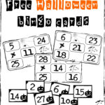 FREE Halloween Math Bingo con Im genes