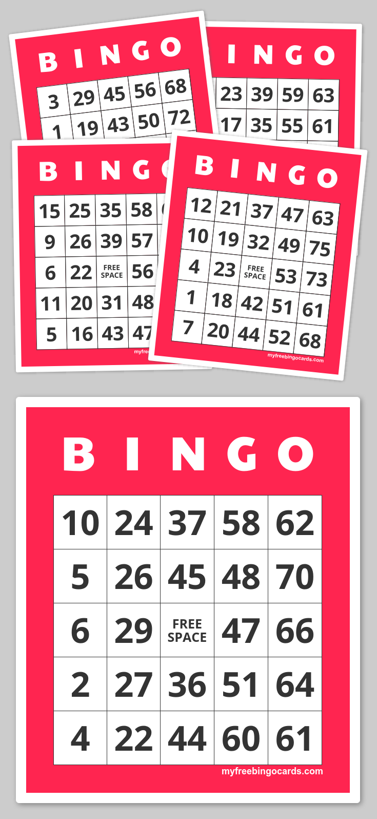 Free Printable Bingo Cards Free Printable Bingo Cards 