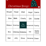 Free Printable Christmas Word Bingo Game