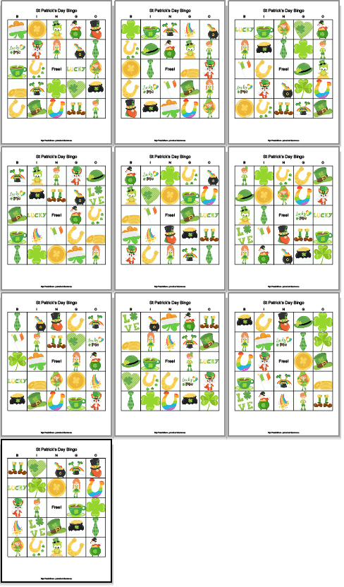 Free Printable St Patrick S Day Bingo In 2020 Free Free Printable St Patrick s Day Bingo In 2020 Free