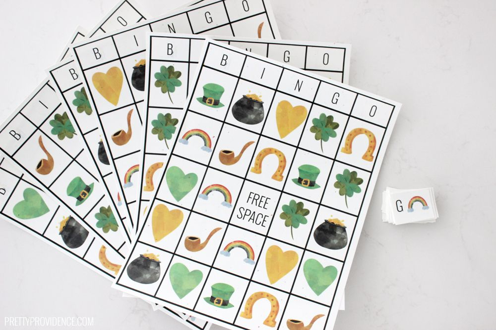 Free Printable St Patricks Day Bingo Sheets And Calling 