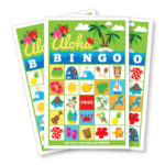 Hawaiian BINGO Game Kid s Printable Bingo Game 60 Cards