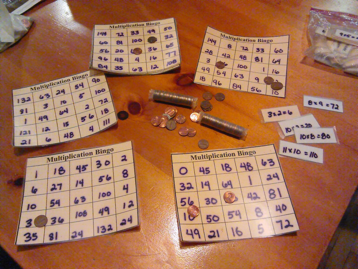 Making A Homemade Math Bingo Game ThriftyFun