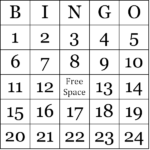 Numbers 1 75 Bingo Cards