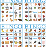 Printable Bingo Cards Fun Fall Classroom Party Activity