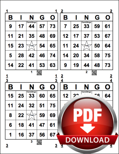 Printable Bingo Sheets 1 75 PrintAll