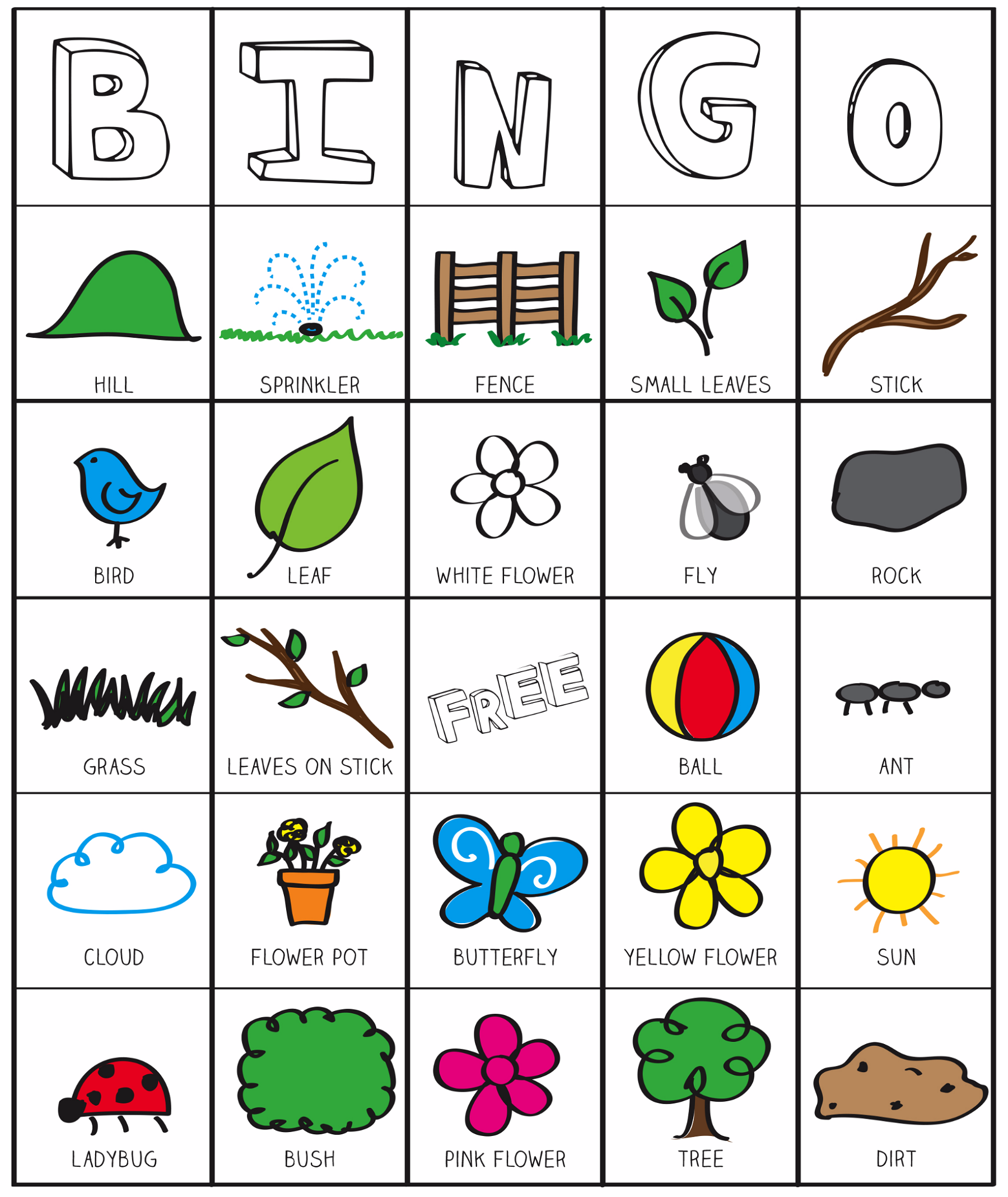 Printable Games Collection Bingo For Kids Kids 