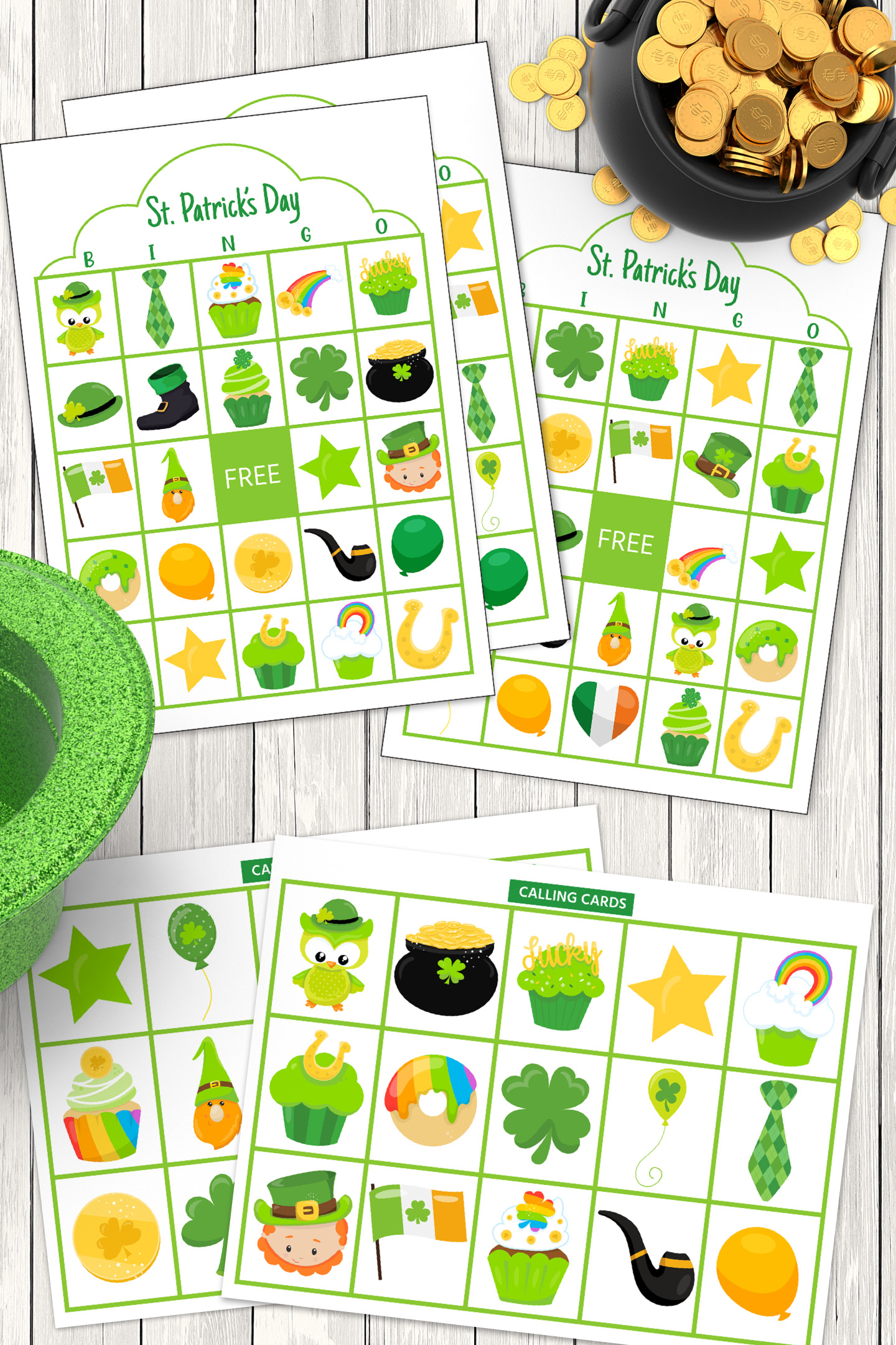 St Patrick s Day Bingo Free Printable Hello Creative 