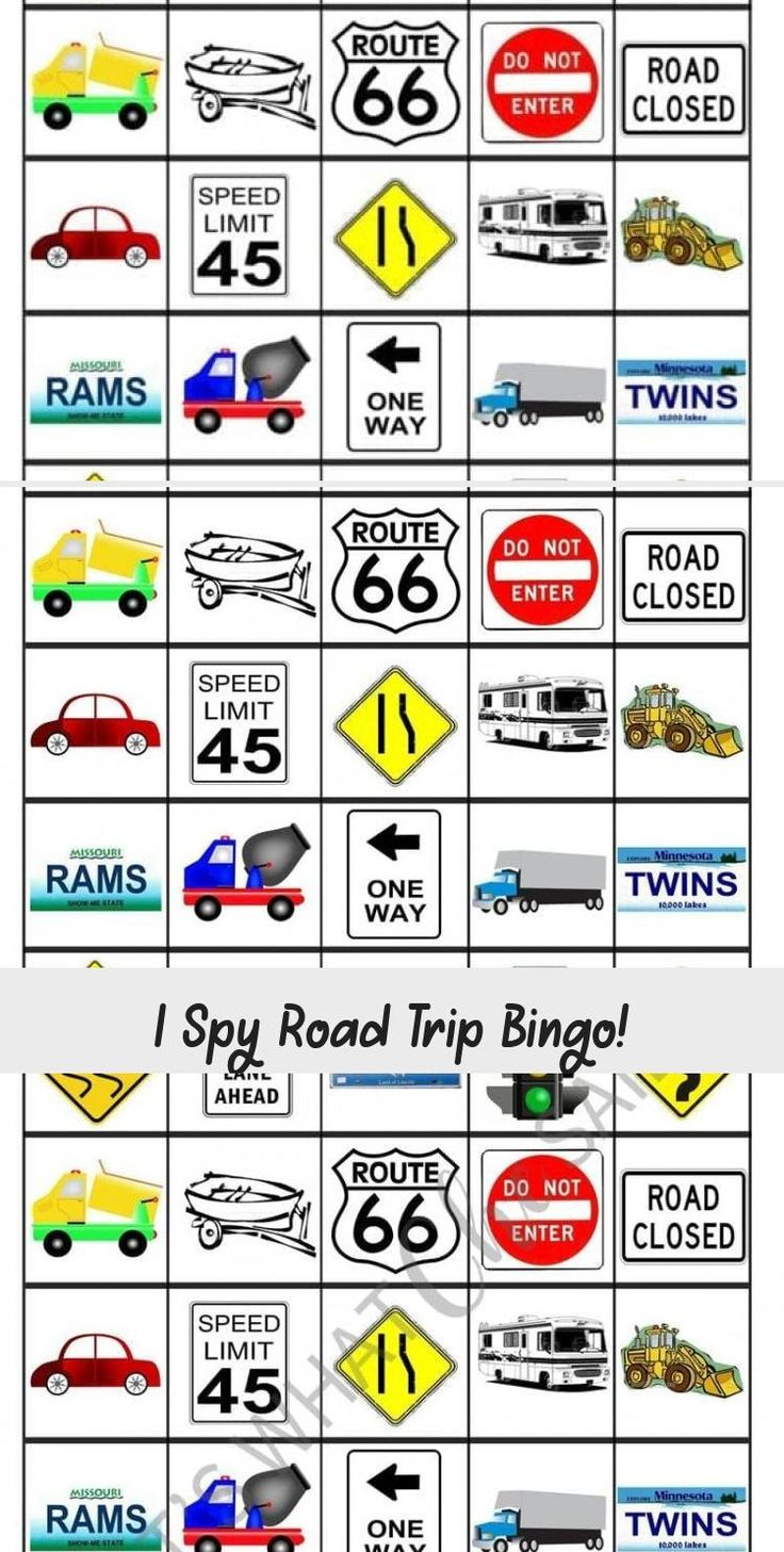 Vehicle Brand Car Bingo Printable Sheet autosRepair