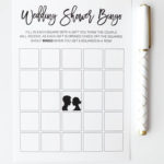 Wedding Shower Bingo Bridal Bingo Printable Bridal