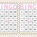 30 Birthday Printable Bingo Cards Instant Download Pink Etsy