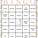 60 Bridal Bingo Cards Bridal Shower Bingo Game Prefilled