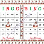 60 Merry Christmas Bingo Cards Instant By Okprintables