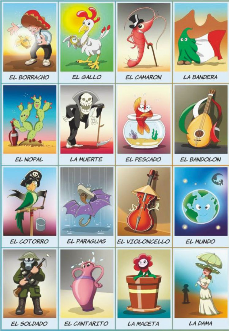 9 Best Mexican Bingo Cards Free Printable Printablee