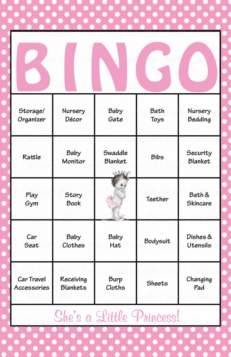 Baby Shower Bingo Is Played As Mommy to be Opens Her Gifts