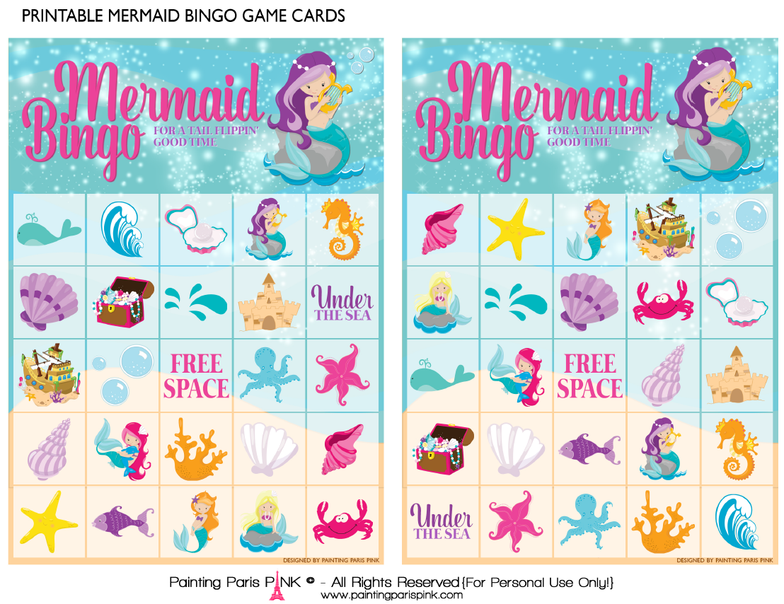 Bingo Http paintingparispink free printables 