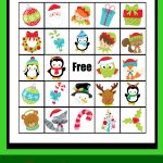 Christmas BINGO Game Totschooling Toddler Preschool