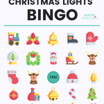 Christmas Lights Bingo Game FREE Printable Healthy