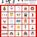 Christmas Lights I Spy Bingo 2nd Edition Macaroni Kid