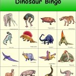 Customize Your Free Printable Dinosaur Bingo 1 Dinosaur