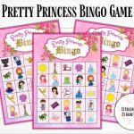 Disney Princess Bingo Game Princess Bingo Printable