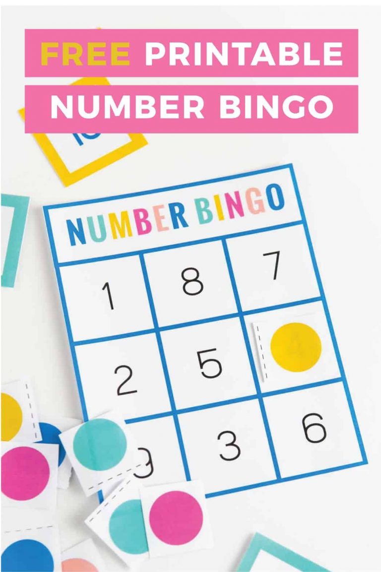 Download This Free Number Bingo Set Help Children Learn