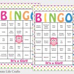 Dynamic Free Printable Baby Shower Bingo Cards For 30